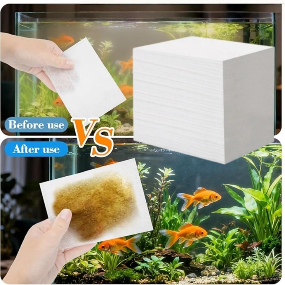 Aquarium Fish Yellow - 50 шт. нетканых салфеток для аквариума: