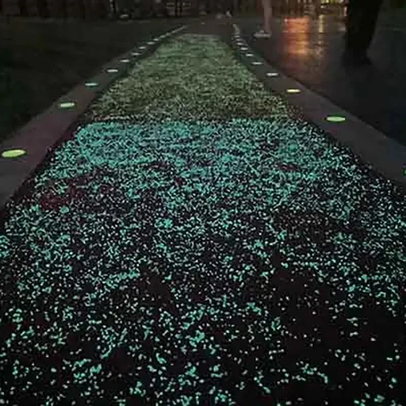 Aquarium Fish That Glow In The Dark - 1000 шт. 3-5 мм светящийся песок,