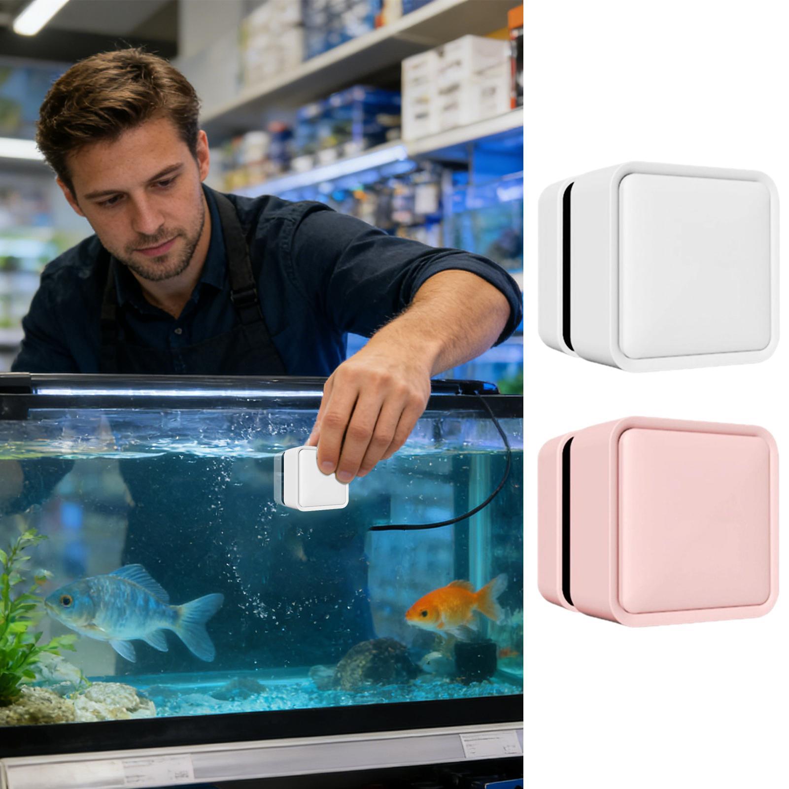 Aquarium Fish Escape - Магнитный очиститель для аквариума, двусторонний скребок