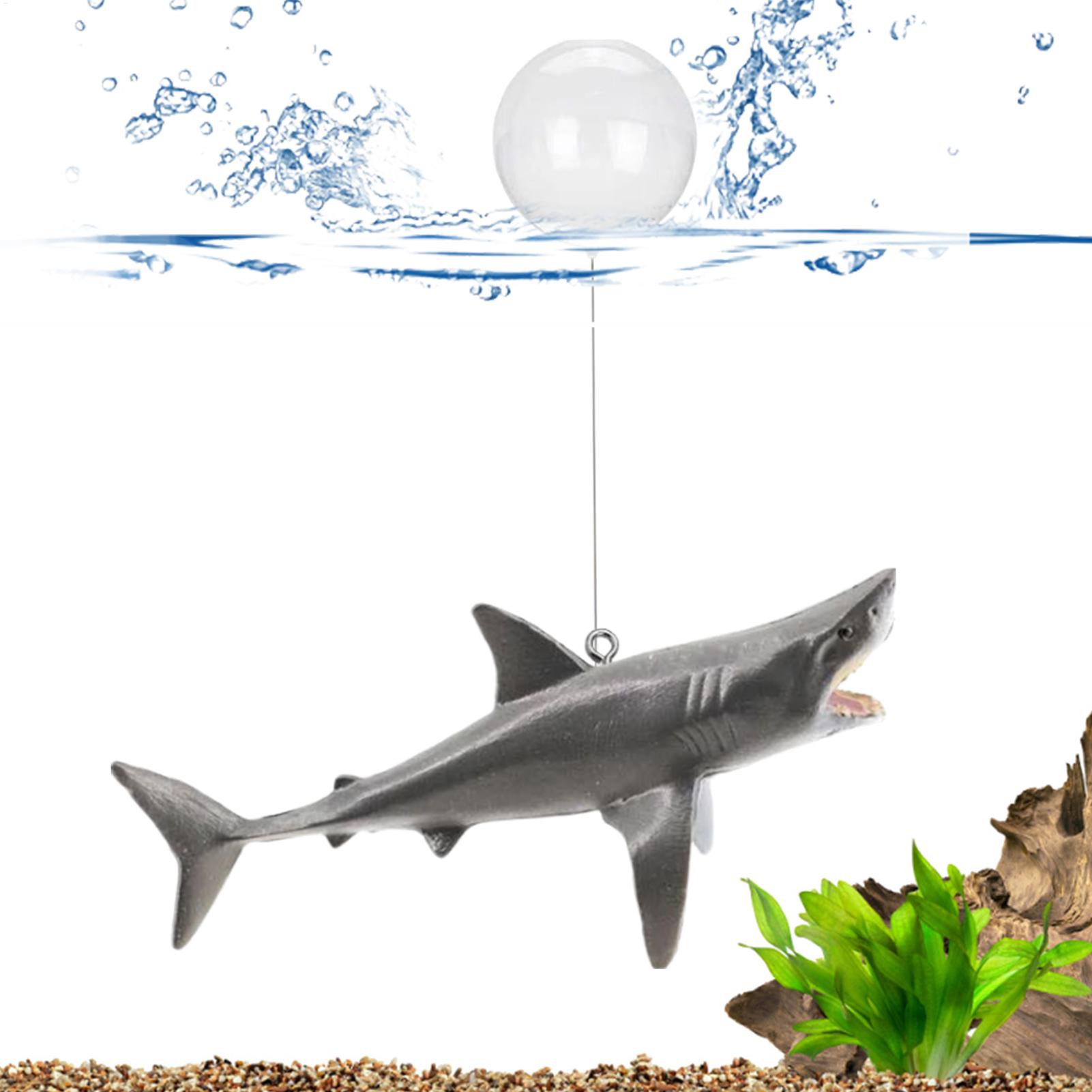 Aquarium Fish Escape - Плавающая акула, украшение для ландшафта аквариума