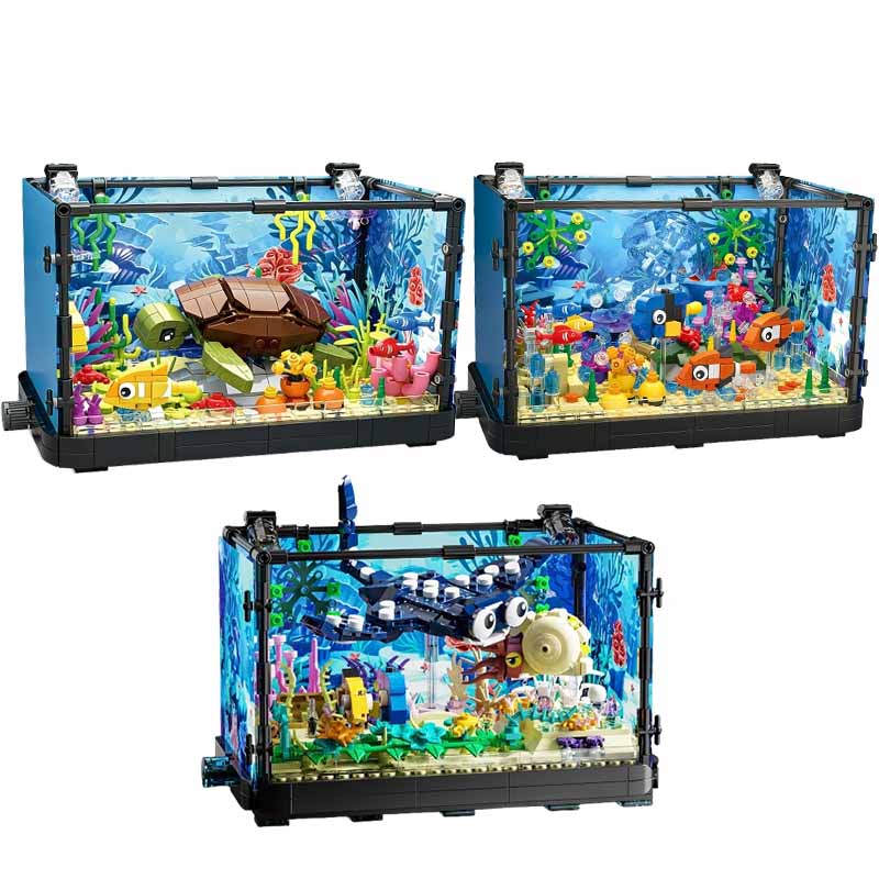 Aquarium Fish House - Набор строительных блоков для аквариума с