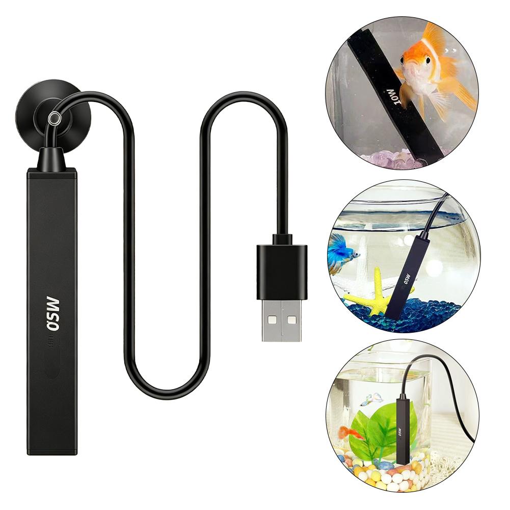 Aquarium Fish House - Мини-USB-нагреватель для аквариума 5В, автоматический нагревательный
