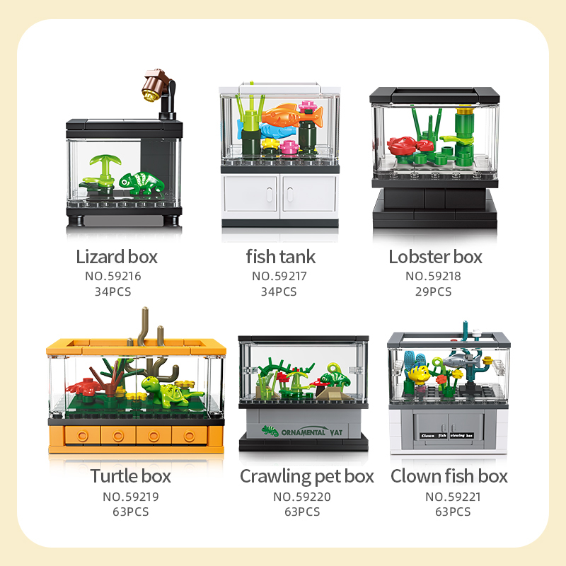 Набор строительных блоков для  – обзор и цена Aquarium Fish Lego