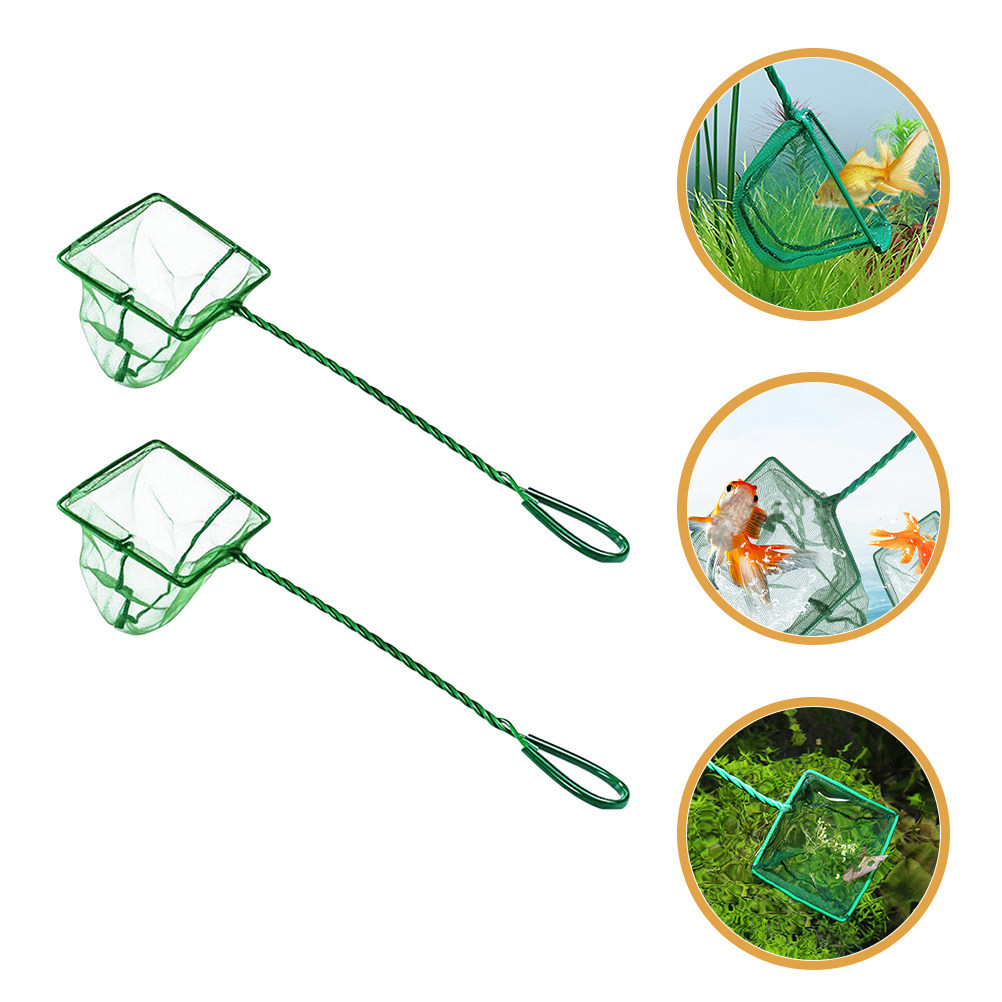 Набор из 2 портативных сачков  – обзор и цена Aquarium Fish Net Small