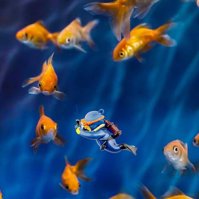 Прекрасные дайверские украшени – обзор и цена Aquarium Fish Ball